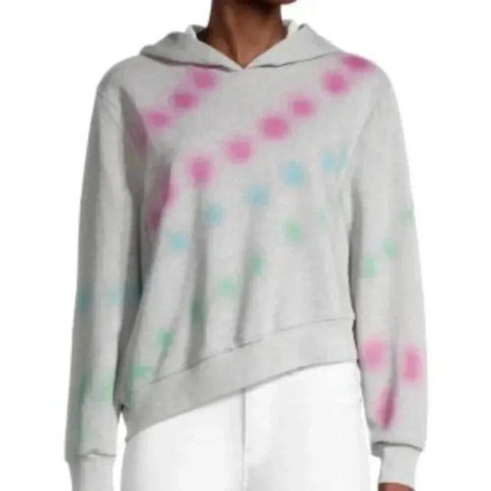 Anthropologie Gray Tie Dyed Sweatshirt Hoodie Size Medium